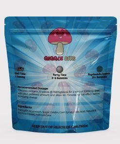 GIGGLE BITS Magic Mushroom Infused Gummies Edibles (20pcs X 150mg)
