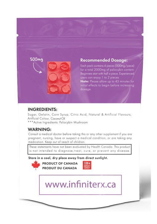 INfinite Rx Shroom Infused Albino Penis Envy Edition Block Gummies Edibles (2000mg) - Image 4