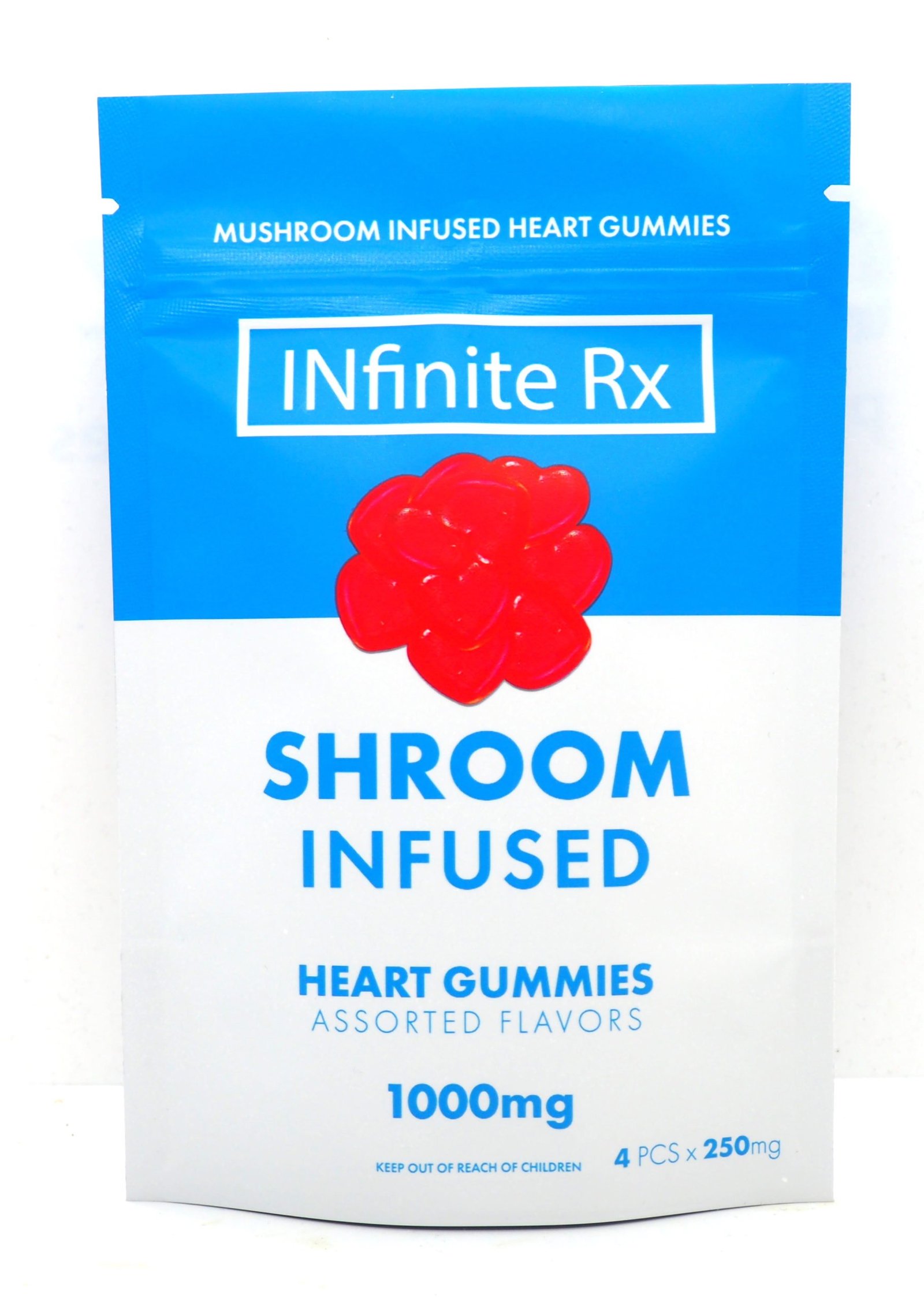 INfinite Rx Shroom Infused Heart Gummies Edibles (1000mg) - Image 2