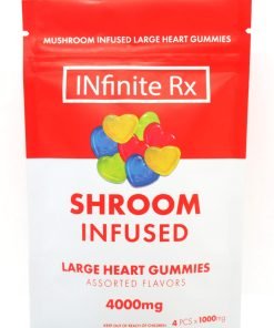 INfinite Rx Shroom Infused Large Heart Gummies Edibles (4000mg) - Image 3