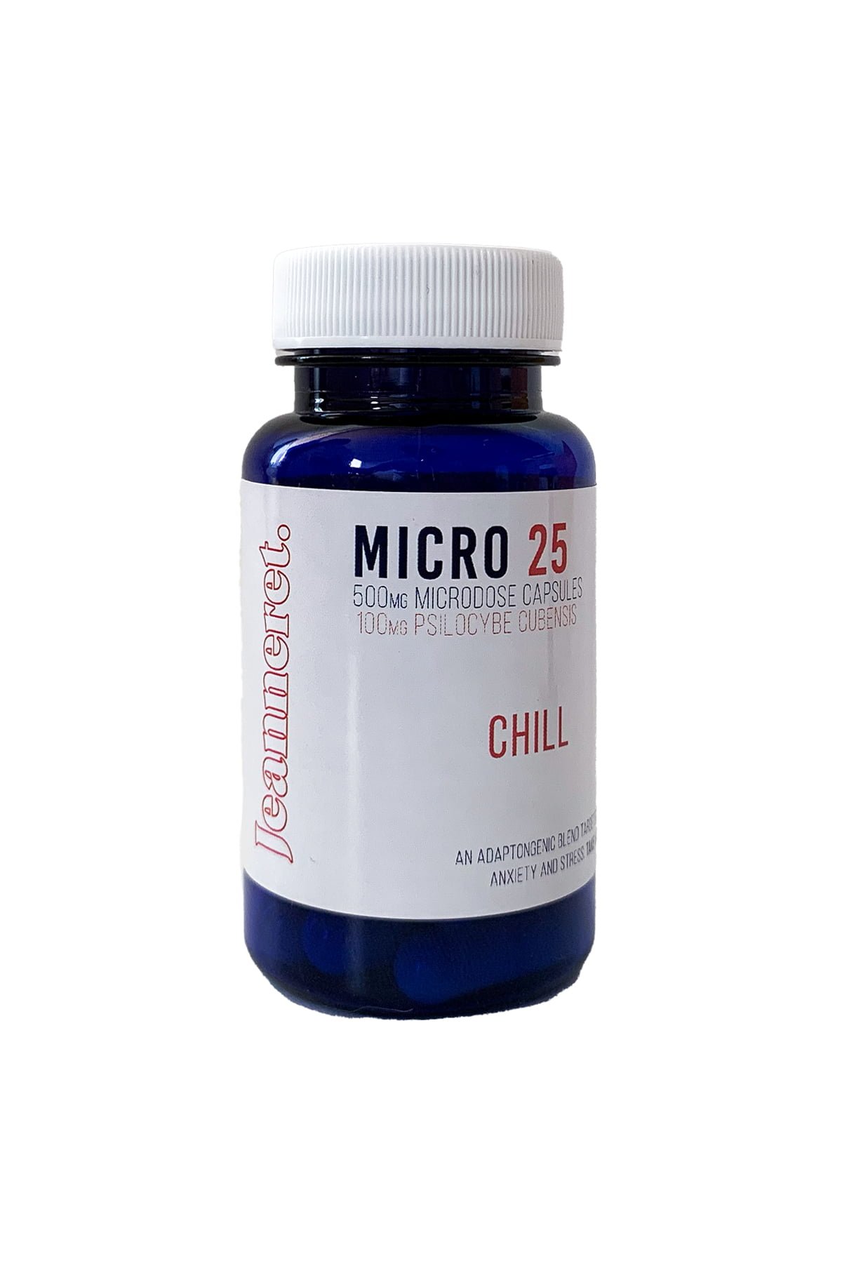 Jeanneret Botanical Micro 25 (Chill) Microdose Mushroom Capsules - Image 4