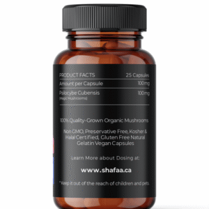 Shafaa Evolve Magic Mushroom Microdosing Prime Capsules