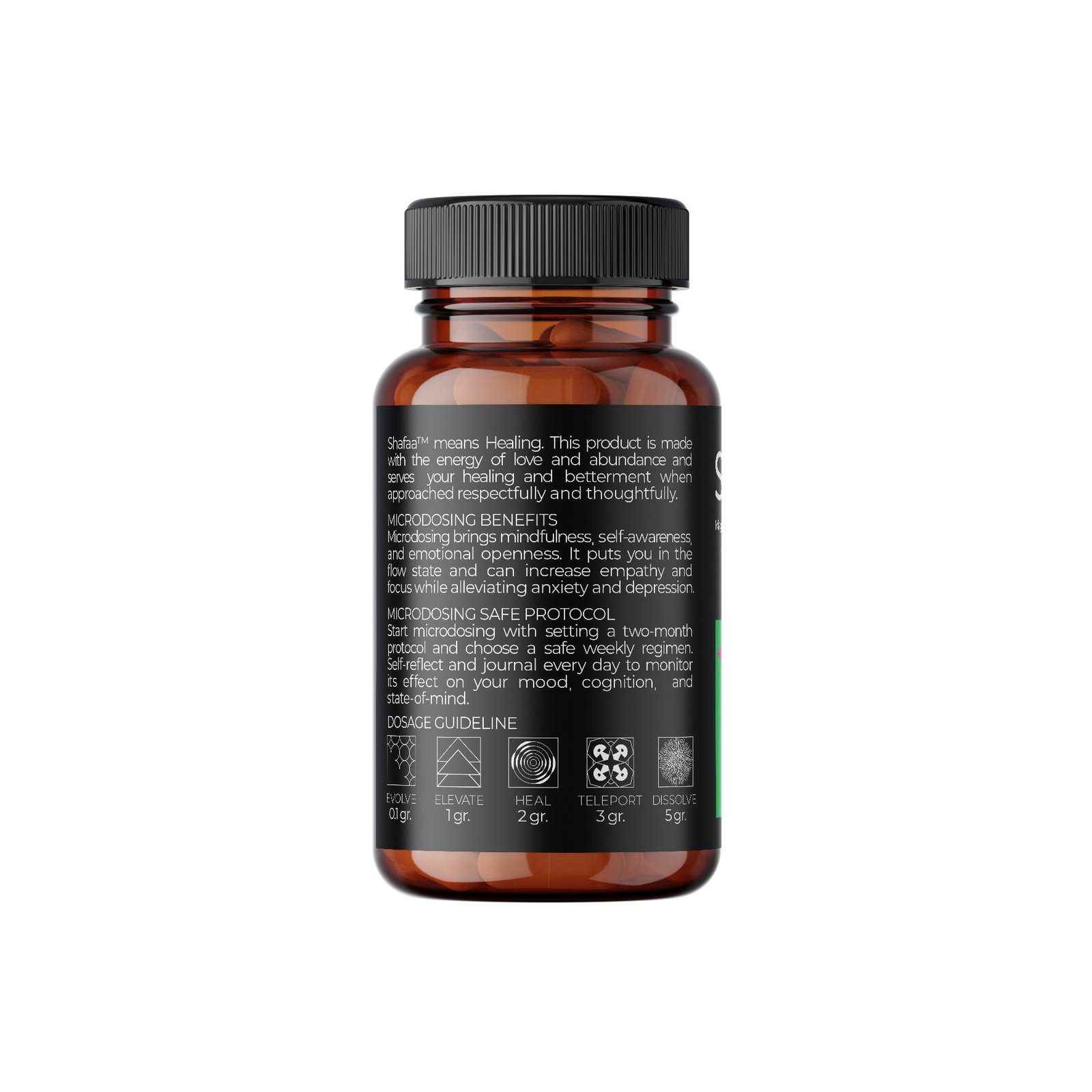 Shafaa Evolve Magic Mushroom Microdosing Cognition Capsules - Image 5