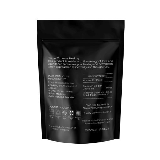 Shafaa Macrodosing Magic Mushroom Milk Chocolate Edibles - Image 5