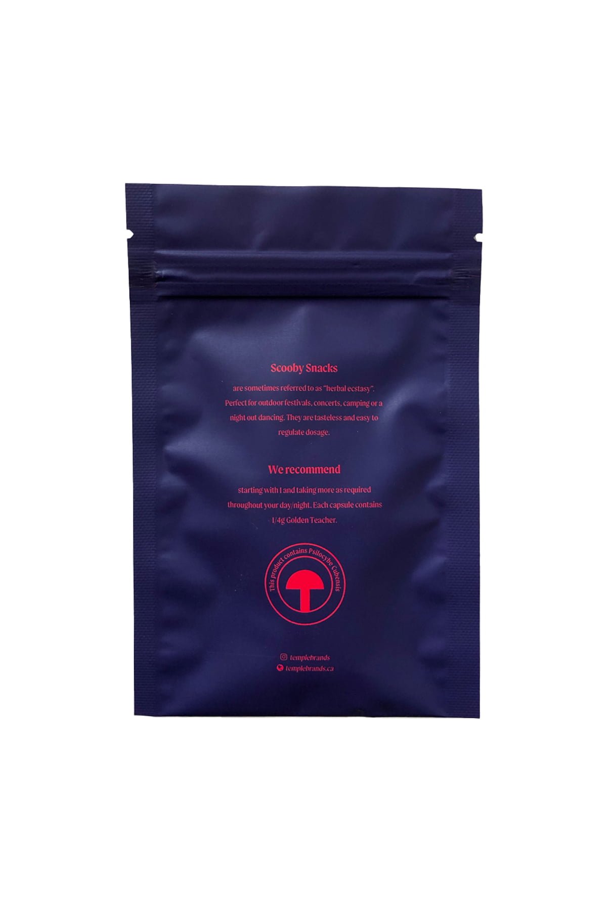 Temple Scooby Snacks Mushroom Party Capsules