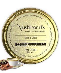 Alternative view of Black Chai – 7 Mushrooms – MushroomFx – 20 Servings