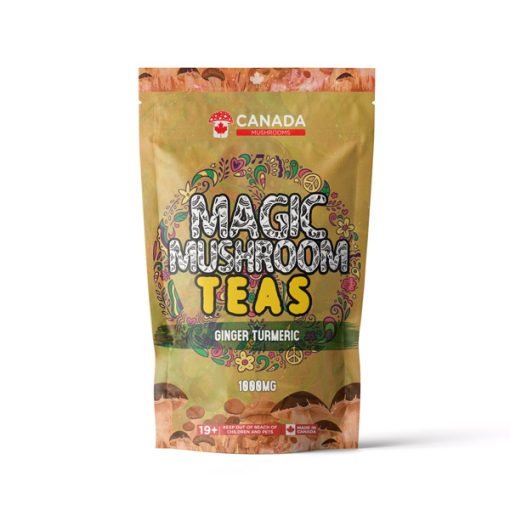 USA Mushrooms Shroom Tea | 1000MG | Ginger Turmeric - Image 3