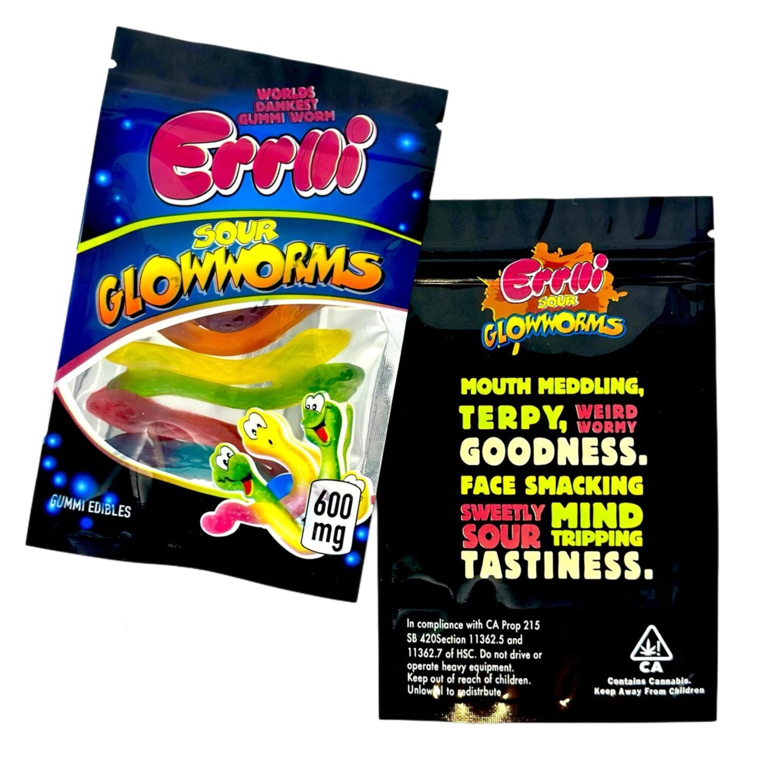 ERRLI SOUR GLOWWORMS GUMMIES UK