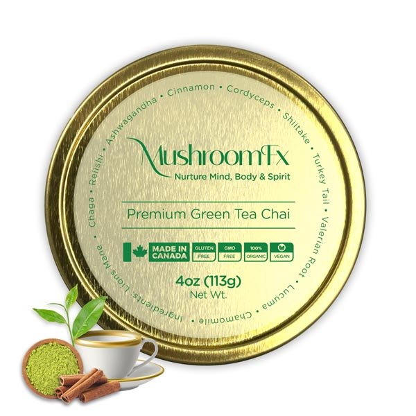 Premium Green Tea – 7 Mushrooms – MushroomFx – 20 Servings - Image 2