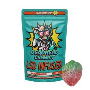 Alternative view of LSD Edible 100ug Wild Strawberry Gummy Deadhead Chemist