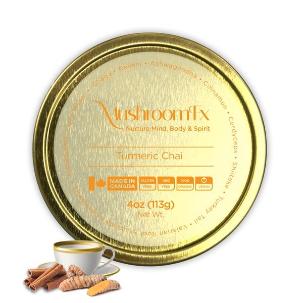 Turmeric Tea – 7 Mushrooms – MushroomFx – 20 Servings
