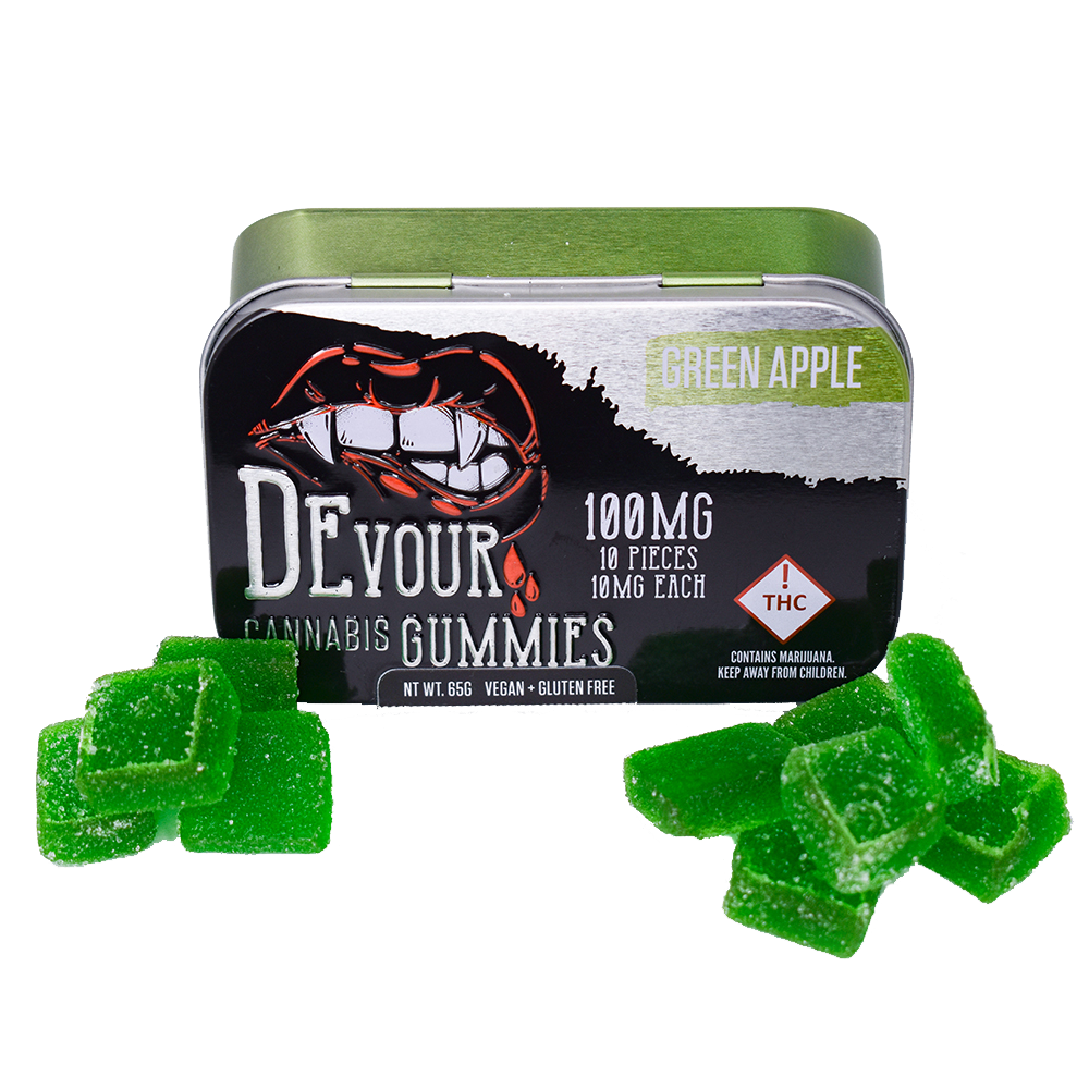 DEVOUR GREEN APPLE GUMMIES