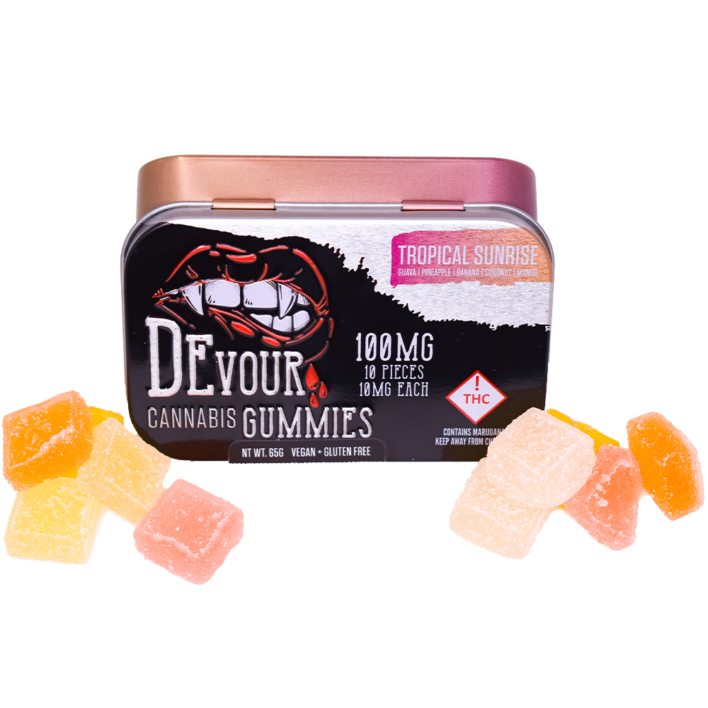 DEVOUR TROPICAL SUNRISE GUMMIES