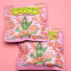 SOURZ EDIBLES PINK GRAPEFRUIT EXTRA MEDICATED GUMMIES 