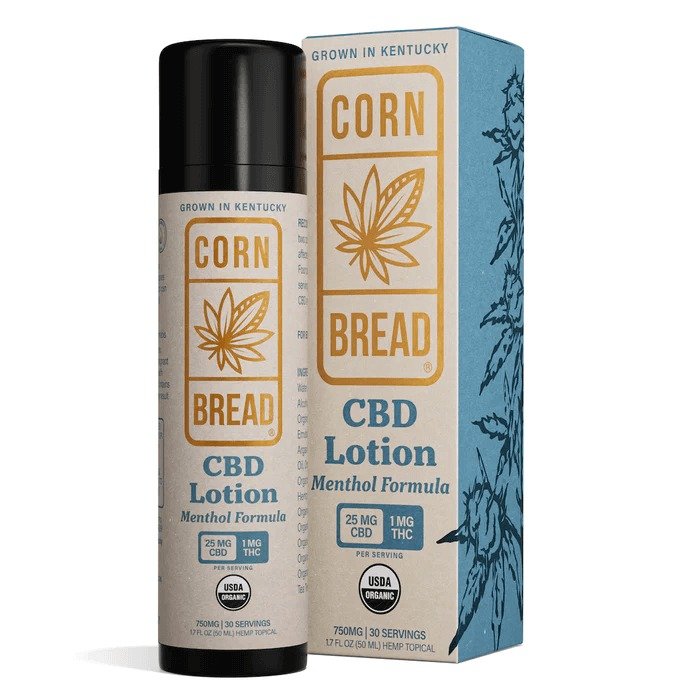 Cornbread CBD Lotion + Menthol Uk