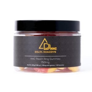 Delta Remedy HHC Peach Ring Gummies Uk