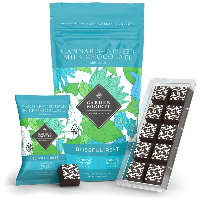 Garden Society Milk Chocolates with Sea Salt Uk