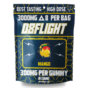 3000MG High Dose THC Gummies – Mango Flavor