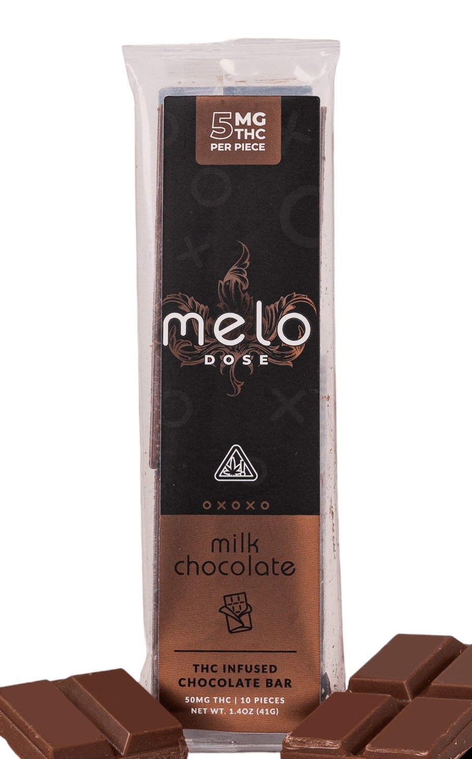 Melo Dose Series Delta-9 THC Milk Chocolate Uk