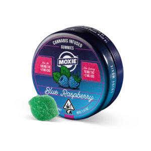 Blue Raspberry Cannabis Infused Gummies (Tin 100mg)