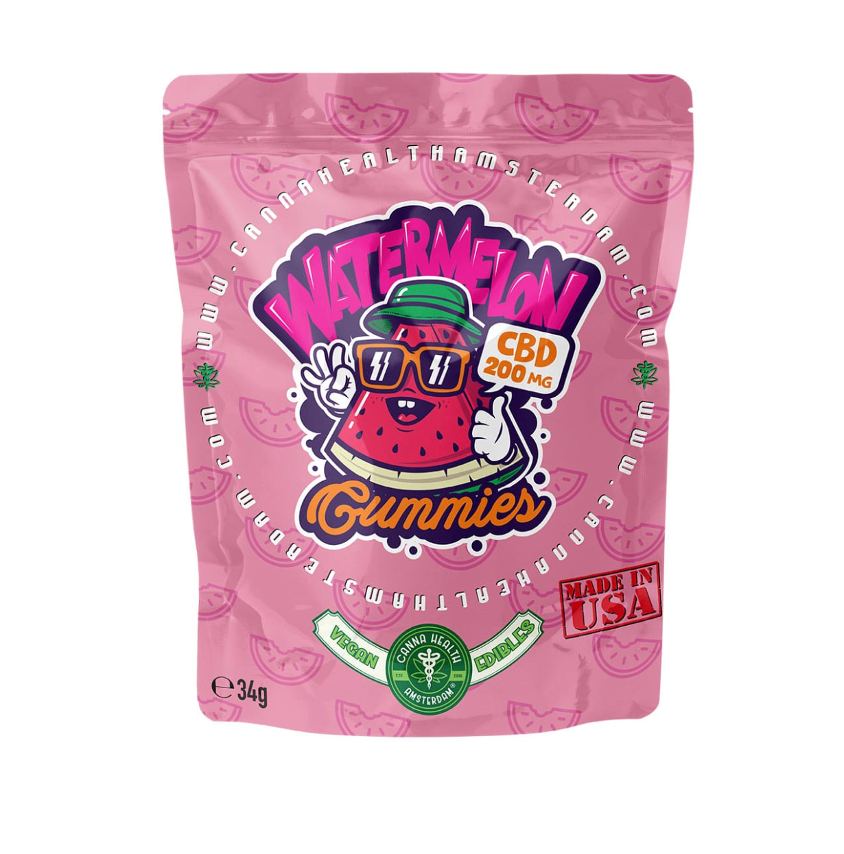 VEGAN CBD GUMMY WATERMELONS