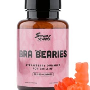 Sunday Scaries Bra Bearies Strawberry Gummies Uk