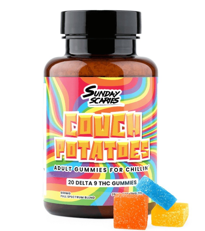 Sunday Scaries Couch Potatoes THC Gummies Uk