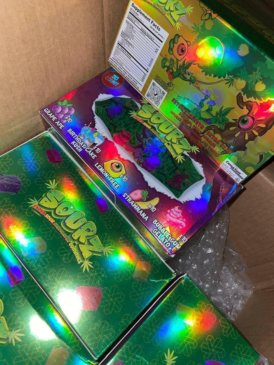 SOURZ EDIBLES MAUI MANGO EXTRA MEDICATED GUMMIES - Image 2