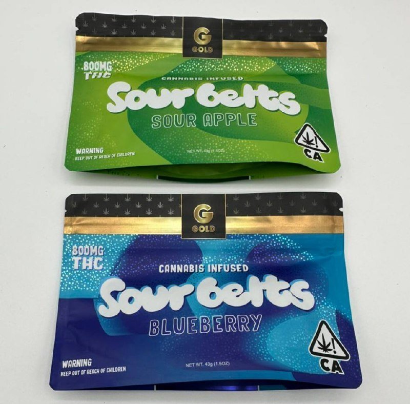SOUR BELTS THC GUMMIES 800 MG